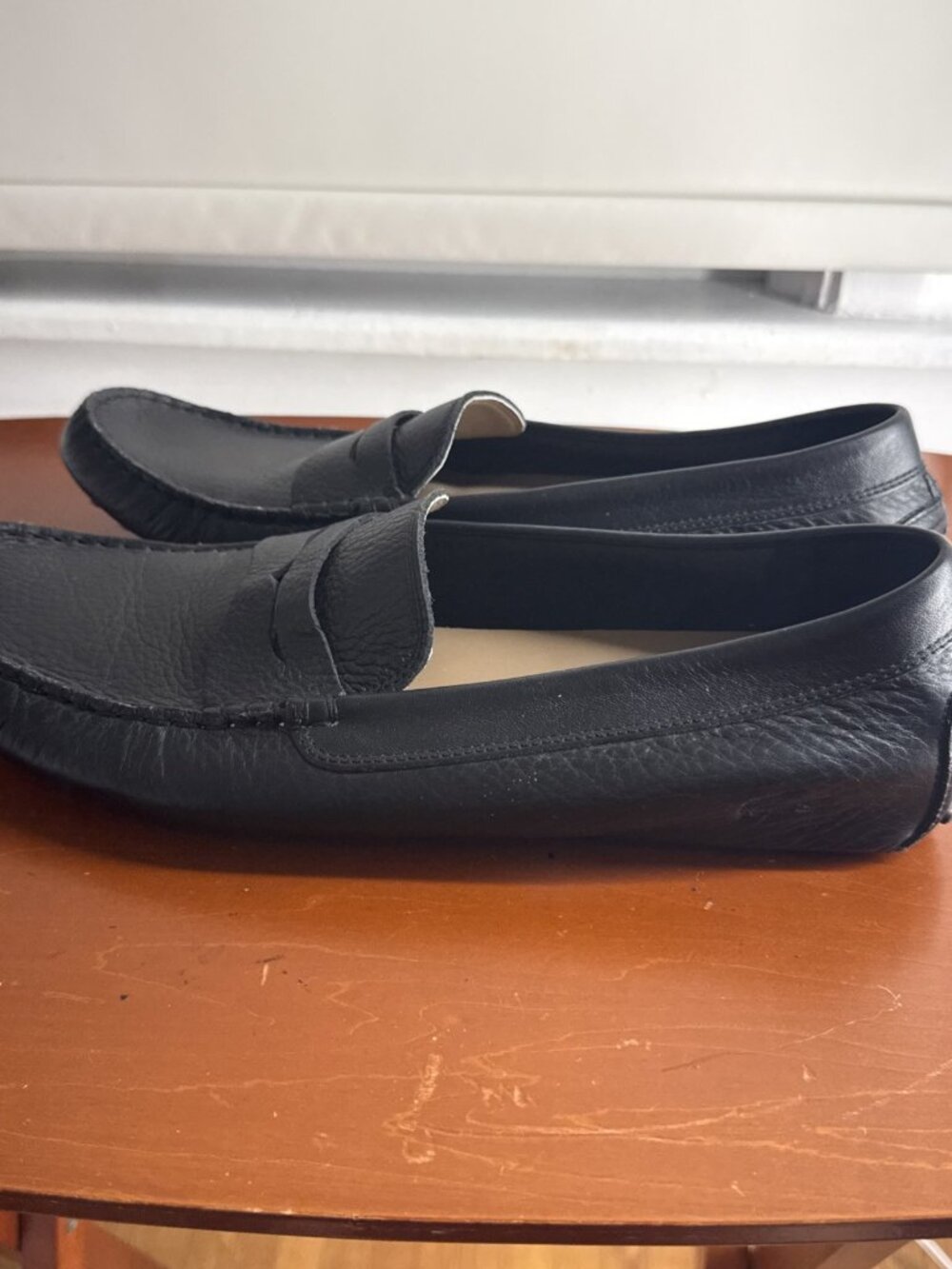 Lacoste Concour Driving Style Loafer Black, 12 Softest Leather Very Nice